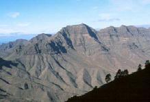 Montaña de Horgazales en La Aldea de San Nicolás, donde hay una mina de obsidiana, material utilizado por los prehispánicos.